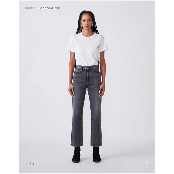 NWOT SLVRLAKE London Crop Straight Leg Jeans Size 29 - Picture 1 of 9